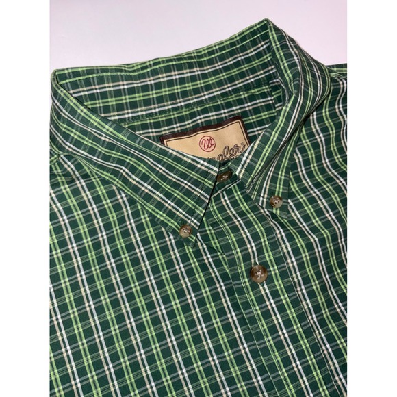 Wrangler Other - Wrangler Men's Green Plaid Long Sleeve Button Down Shirt 2XLT